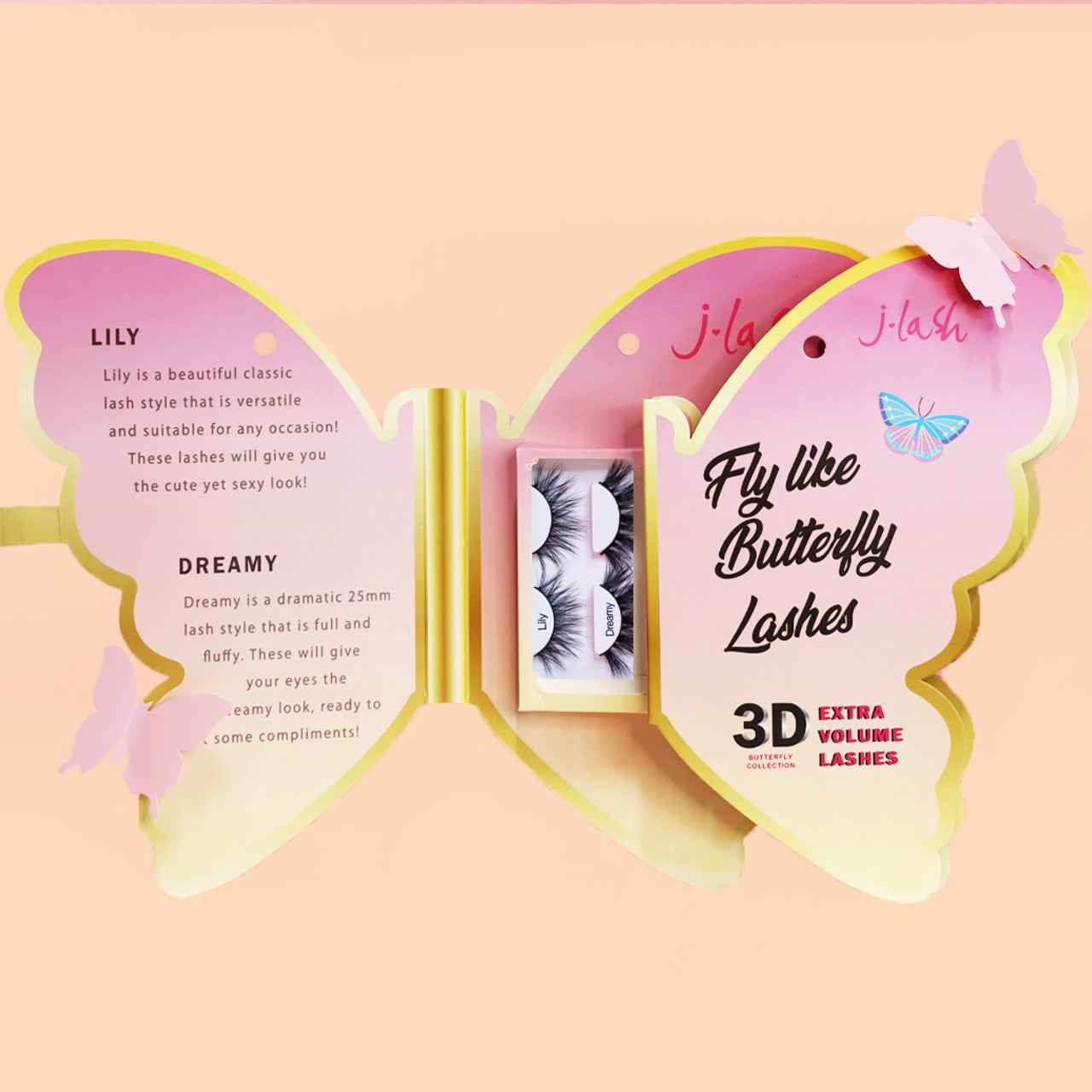 JLash Fly Like Butterfly - Lily & Dreamy