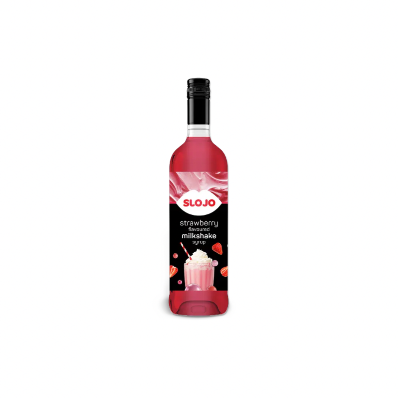 SloJo Strawberry Milkshake Syrup 1L