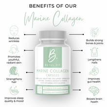 Load image into Gallery viewer, Betul Fit Marine Collagen Capsules
