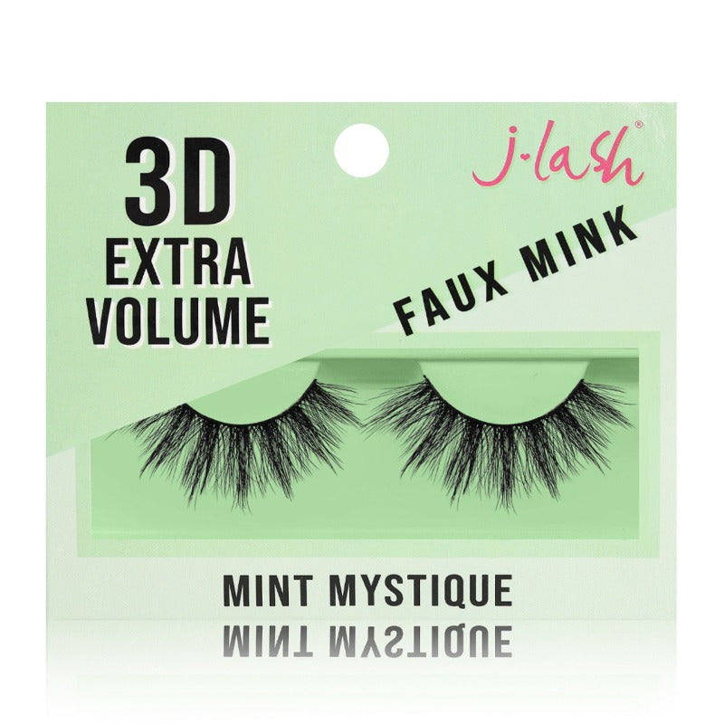 JLash 3D Extra Volume Faux Mink Lashes - Mint Mystique